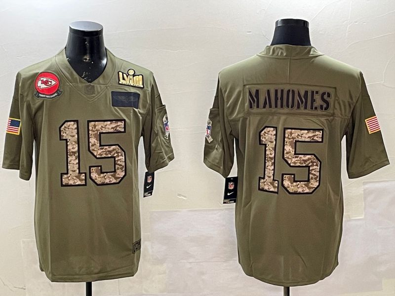 Men Kansas City Chiefs #15 Mahomes Green 2025 Nike Vapor Limited NFL Jersey style 2102->kansas city chiefs->NFL Jersey